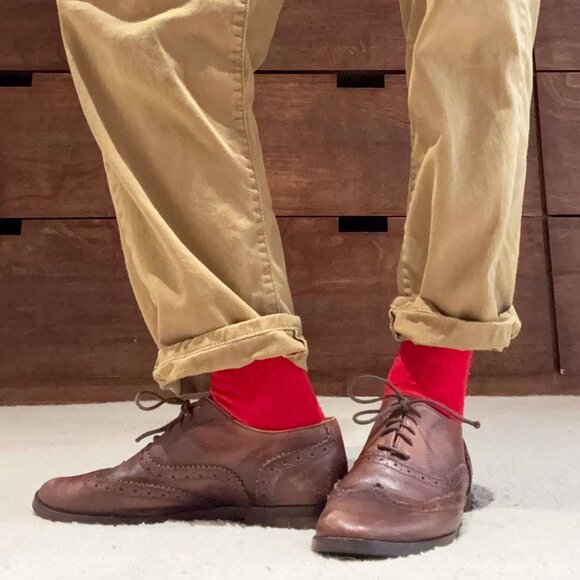 Vintage Barney's New York brown leather brogues/oxfords - Picture 8 of 8